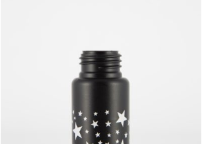 prodotti - flacone mascara nero con decoro stelle argento